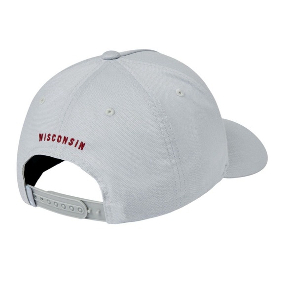Travis Matthew Golf Grey Adjustable Snapback Trucker Hat Cap Wisconsin State  WI - Picture 2 of 5